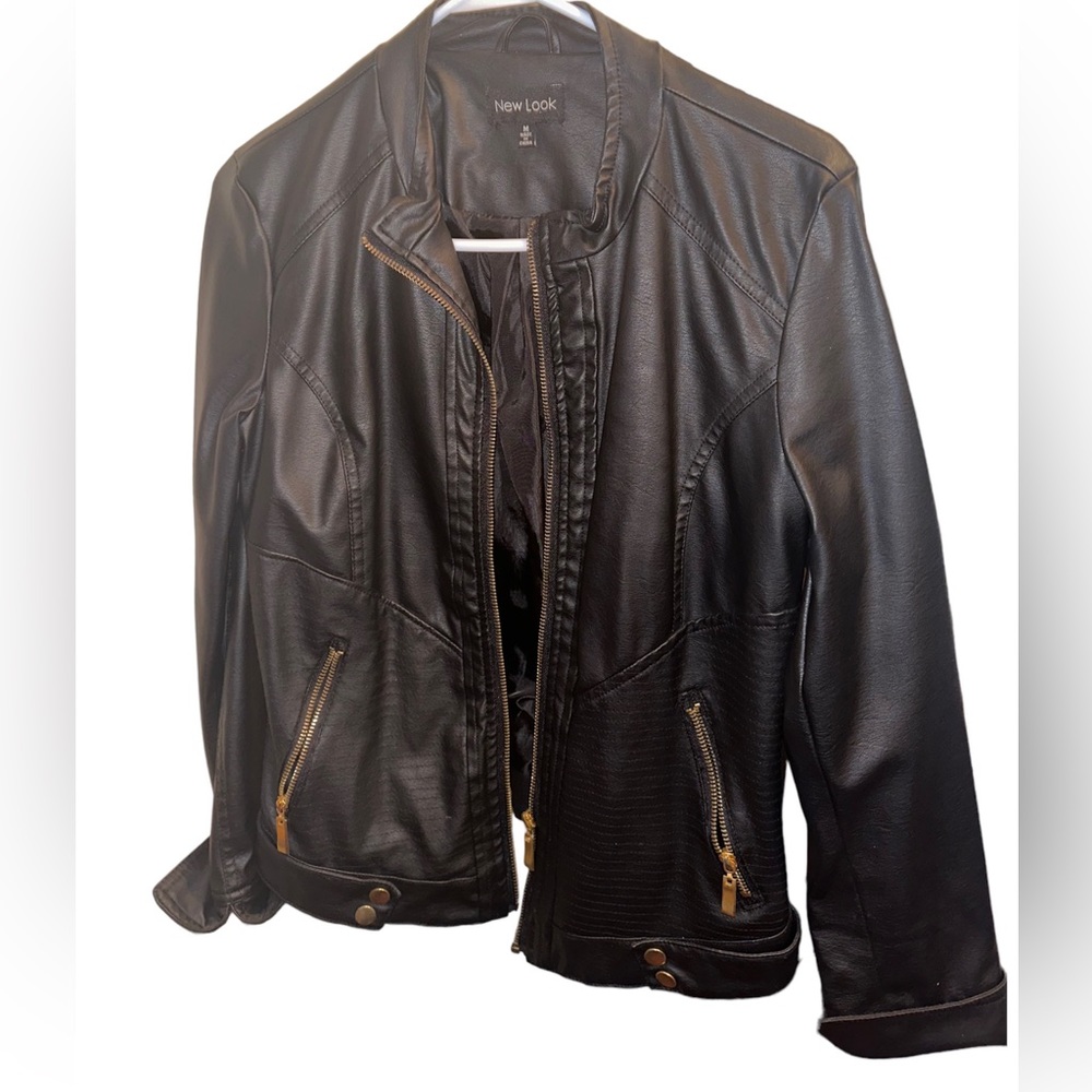 New Look real leather jacket